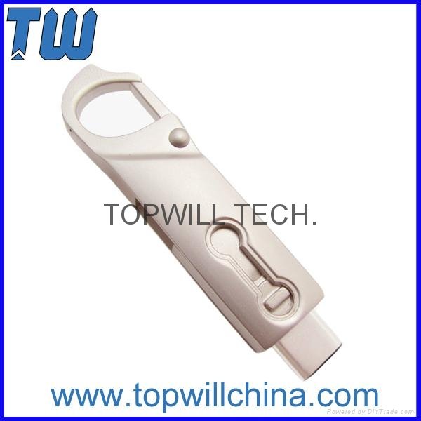 Slim Rotating Swivel Usb 3.1 Type C Flash Drive 32GB Buckle Design Fast Delivery 2