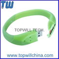 Fashion Wristband USB Flash Drive Pen Drive Logo Printing 2GB 4GB 8GB 16GB 32GB 1