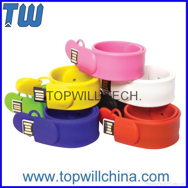 Clap Slap Bracelet Usb Flash Drives Thumb Drive Wristband Design Colorful Gift 2