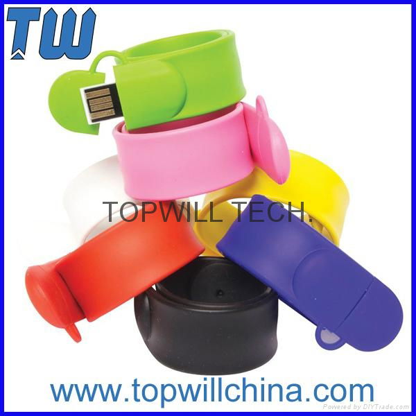 Clap Slap Bracelet Usb Flash Drives Thumb Drive Wristband Design Colorful Gift 4