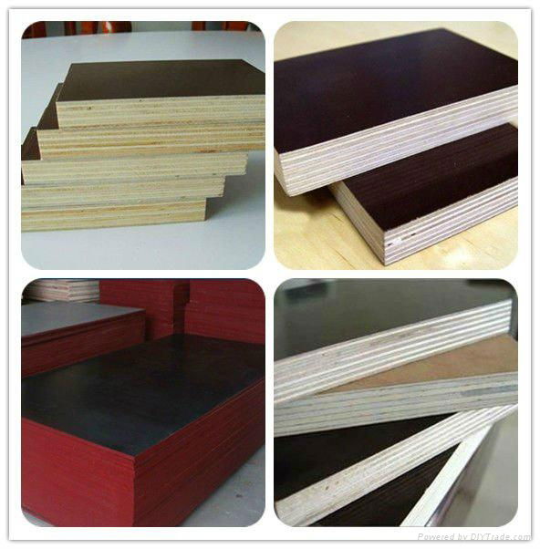 factory supply 15mm black film faced plywood for construction use  3
