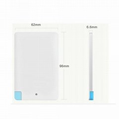 Customized LOGO Printing Ultra-thin Credit Card Size Portable Charger Power Bank