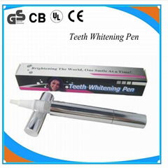 Portable teeth whitening gel pen