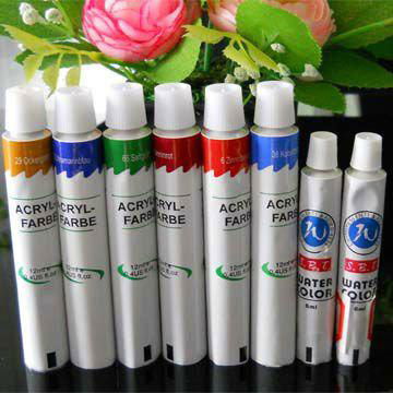 Color Paints Collapsible Aluminium Flexible Tube 2