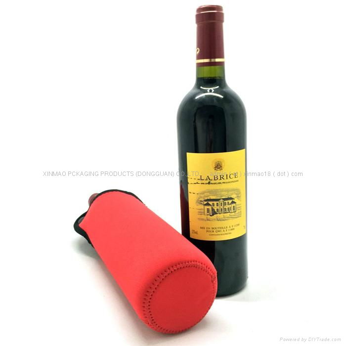 High Quality Neoprene Wine Bottle Cooler , bottle cover  2