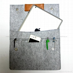 2016 new wool felt laptop sleeve for IPAD