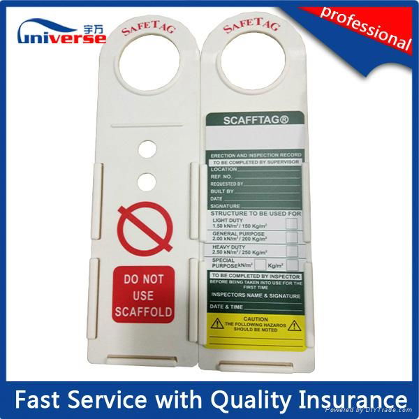 OEM Plastic Scaffolding Tag/Ladder Tag 4