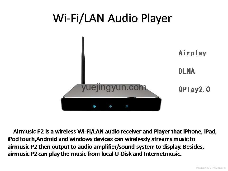 Wifi audio receiver/player Airmusic(P2)