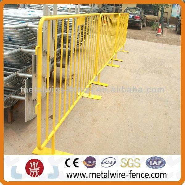 COLORFUL PVC coated concert crowd control barriers with ISO and BV 1