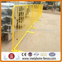 COLORFUL PVC coated concert crowd control barriers with ISO and BV