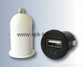 Mini Portable USB Car Charger Mini USB Car Charger For Mobile Phone 1