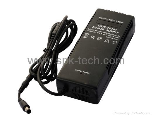 NSC-120W series adjustable power adapters