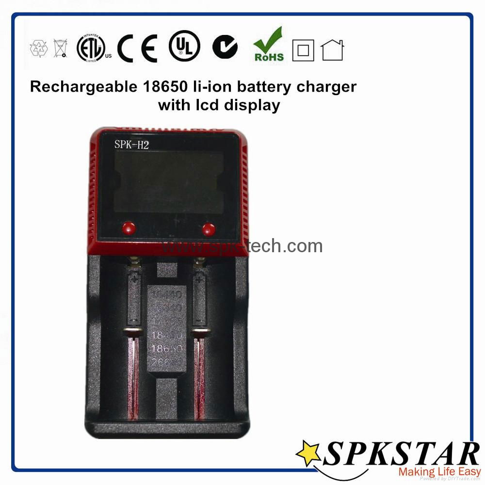 18650 Intelligent battery charger for Li Nimh nicd batteries 5