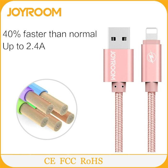 MFi certificated fabric braided usb cable for iPhone 3