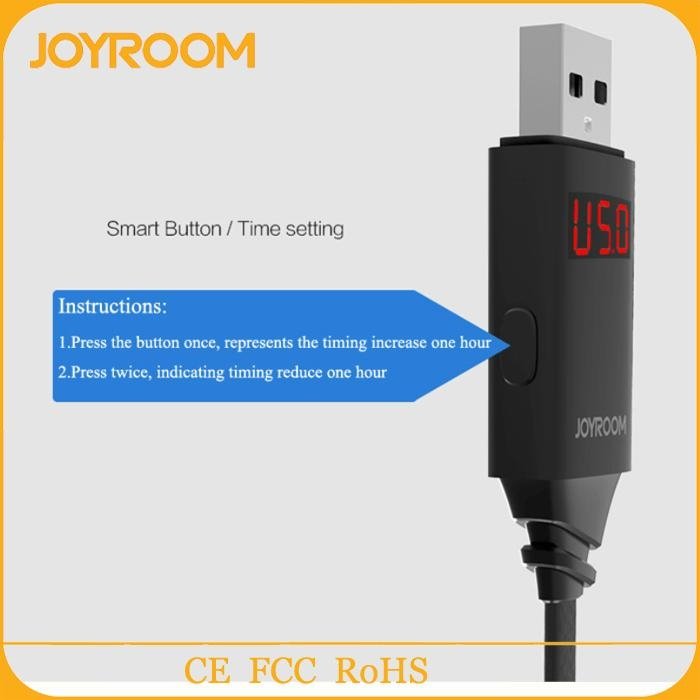 JOYROOM for iphone and samsung digital display usb charging cable 4