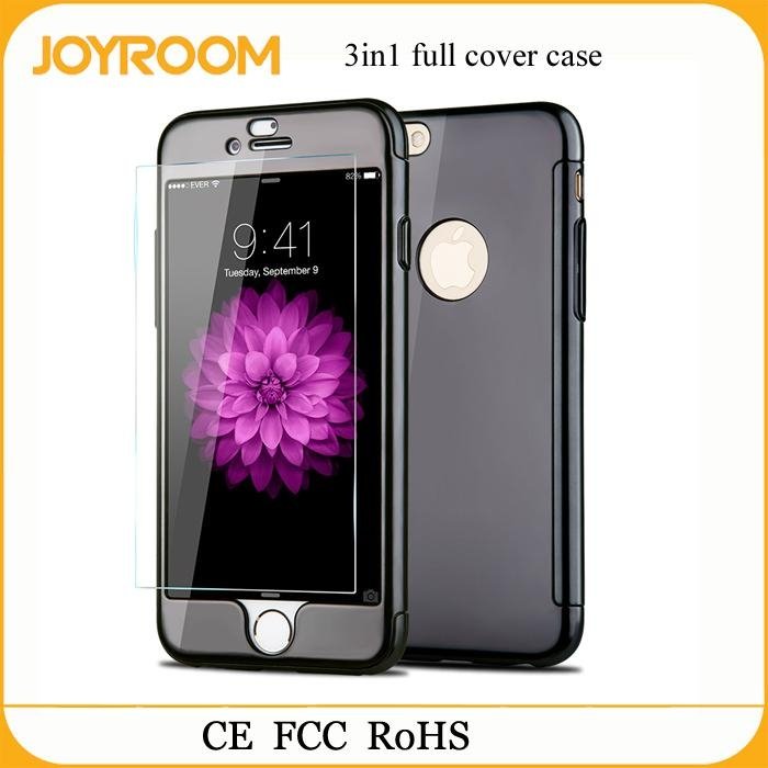 JOYROOM 3 in 1 PC case for iphone 6 with glass 2