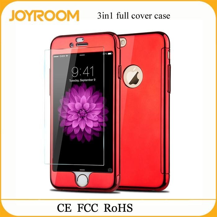JOYROOM 3 in 1 PC case for iphone 6 with glass 4