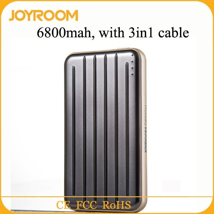 joyroom new universa portable power bank charger with 3in1 cable 2