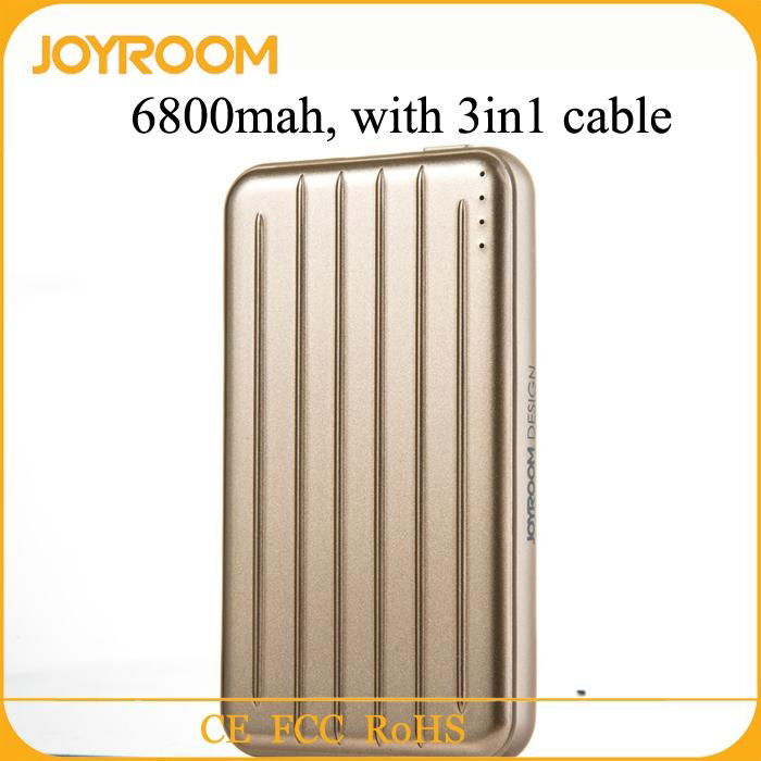 joyroom new universa portable power bank charger with 3in1 cable 4