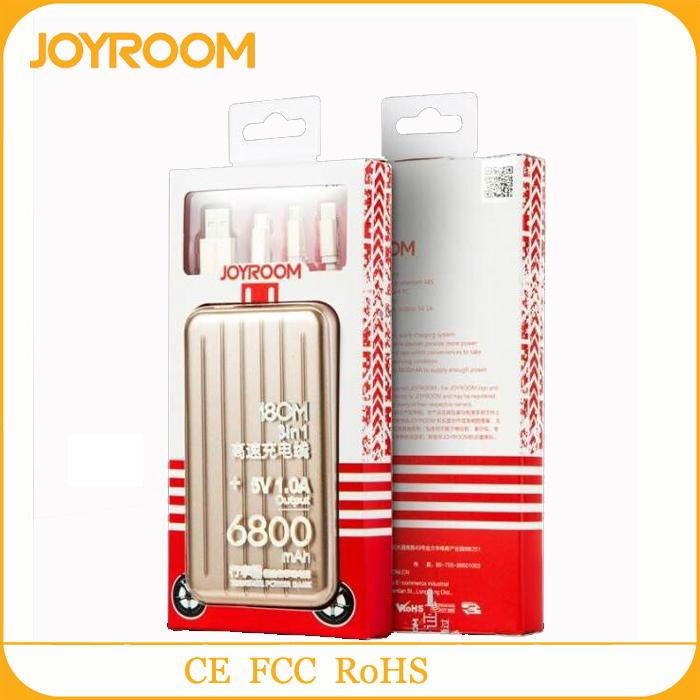 joyroom new universa portable power bank charger with 3in1 cable 5