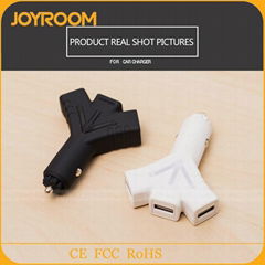 JOYROOM portable 3 usb dual car charger