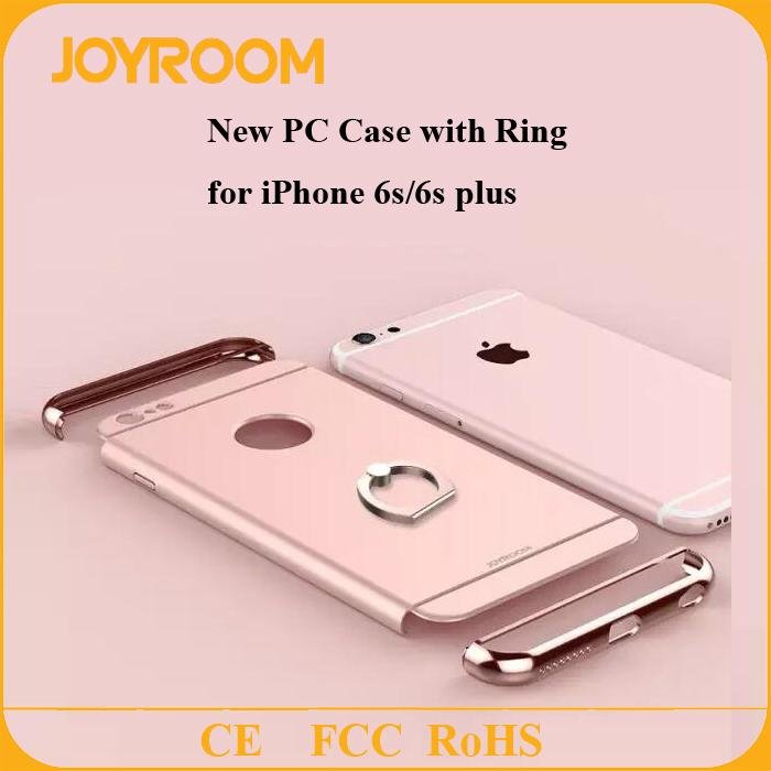JOYROOM 3 in 1 hard pc case for iphone 6s/6s plus with ring 3