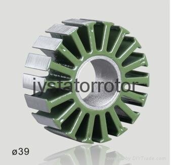  Customized Brushless DC motor stator and rotor core with laminated silicon stee