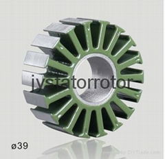  Customized Brushless DC motor stator and rotor core with laminated silicon stee