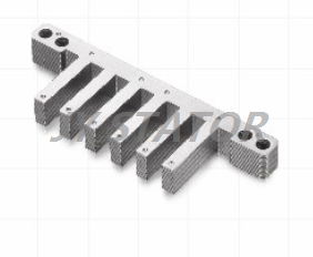 Bonded stator and rotor motor stamping lamination with high temperature glue 3