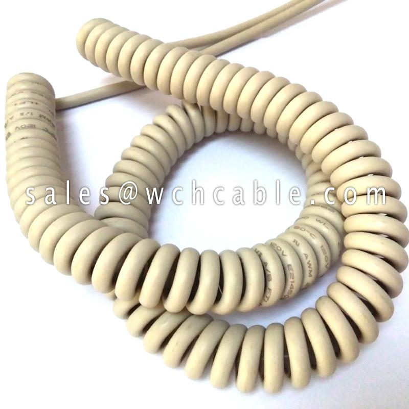 Halogen Free Spiral Cable UL20549 2