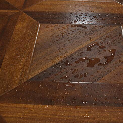 V groove 12mm Wood Grain Textured Laminate Flooring