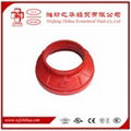FM UL approval ductile iron grooved pipe fittings 3