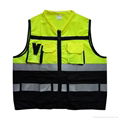 Hi vis reflective workwear vest 