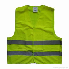 summer hi vis reflective workwear vest 