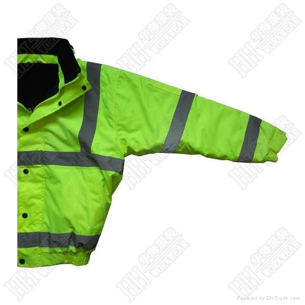 100% Polyester parka winter work jackets  2