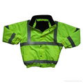 100% Polyester parka winter work jackets