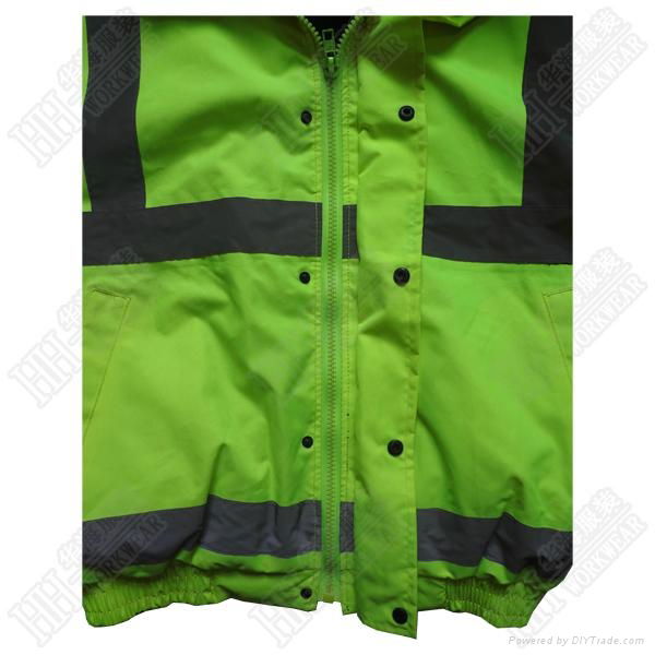 100% Polyester parka winter work jackets  3