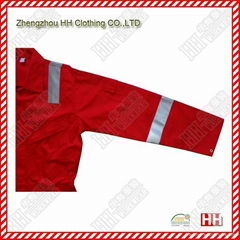 cotton flame retardant reflective coverall 