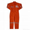 flame retardant reflective tape workwear coverall 