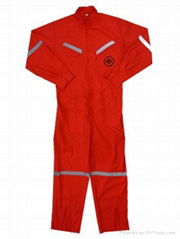 Chile coverall with reflective strip 