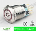 22mm Waterproof Illuminated LED Momentary Metal Push Button Switch 1