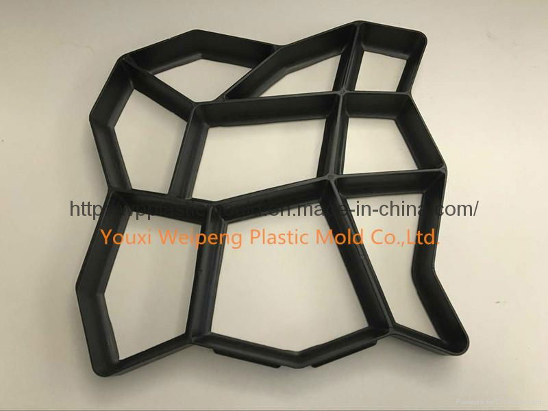 Pavement Mold DIY Garden Path Mould Concrete Plastic Molds (PL40-YL)