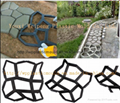 Pavement Mold DIY Garden Path Mould Concrete Plastic Molds (PL40-YL) 4