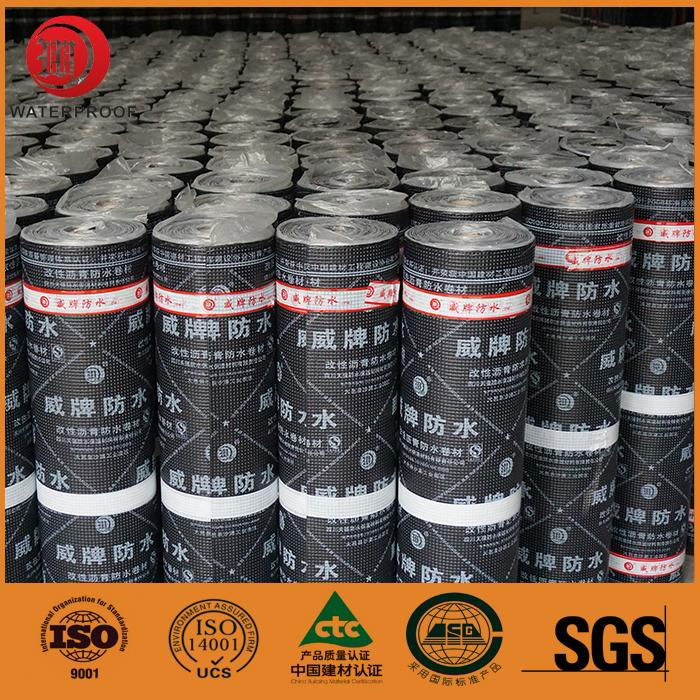 polyester mat reinforced flexible app modified bitumen waterproof membrane 4