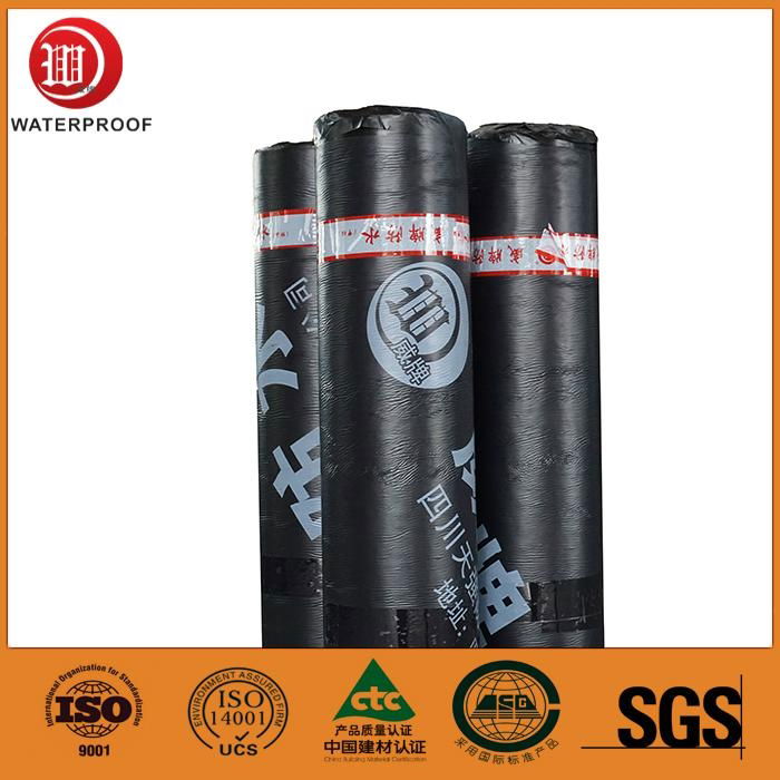 high polymer self-adhesive sbs modified bituminous waterproof membrane 3