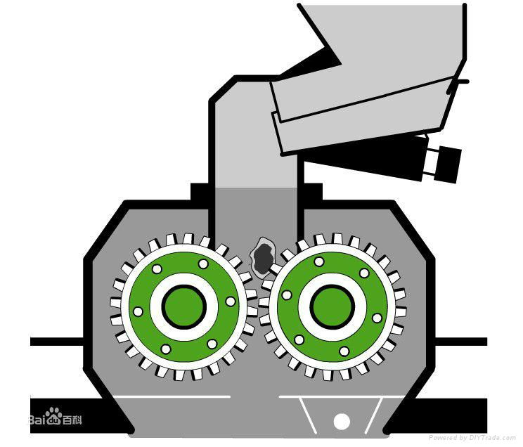 Double toothed roll crusher 4