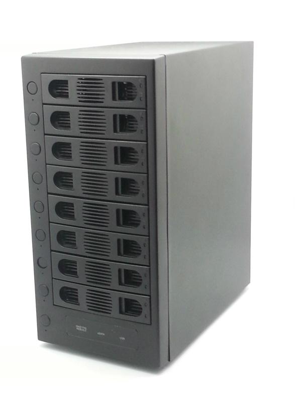 8 Bay Hdd Hard Drive Enclosure Box Tower HS 801U3E BackupQ (China