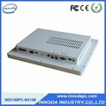  White Color All In One Computer With 15'' LCD Panel OEM Fanless Touch Screen PC 4