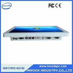 17'' White Color Touch Computer R   ed Panel PC With 2G RAM 500G HDD