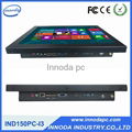 15'' Touchscreen All-In-One Pc Industrial Computer With I3 Processor 500G HDD 1